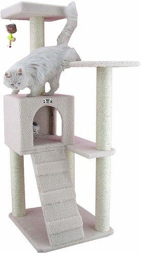 Best Cat Trees For Multiple Cats - Armarkat B5301 Ivory Cat Tree