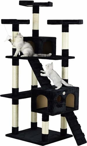 Go Pet Club 72 Inch Cat Tree Best Cat Tree For Large Cats - Go Pet Club 72 Inch Cat Tree