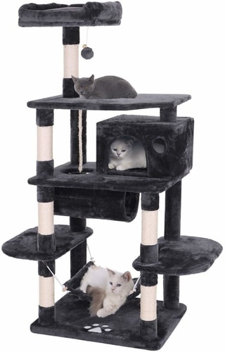Best Cat Condo For Two Cats - BEWISHOME Cat Tree Condo Furniture