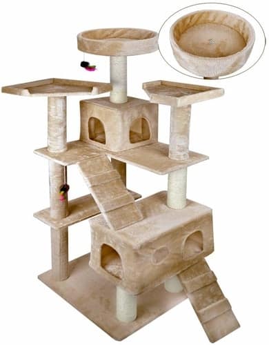 Best Cat Tree For Large Cats - Vidagoods 72 Inch Cat Tree Play House Condo