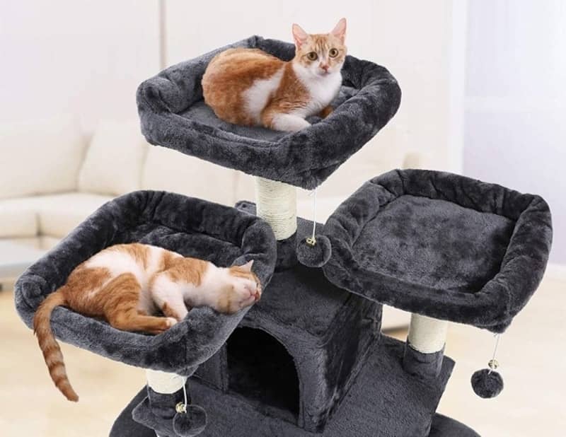 Best Cat Trees Smart Buyers Guide - Songmics 67-Inch Multi-Level Cat Tree with Napping Areas